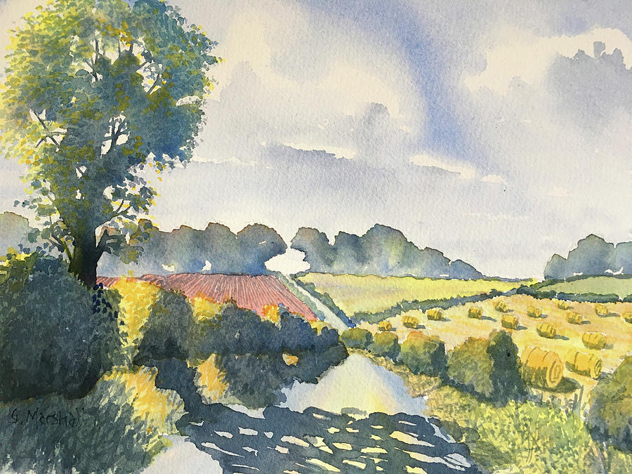 Colours of the Wolds Painting by Glenn Marshall