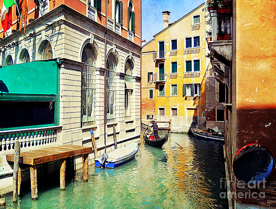 Colours of Venice Canals Photograph by Ramona Matei