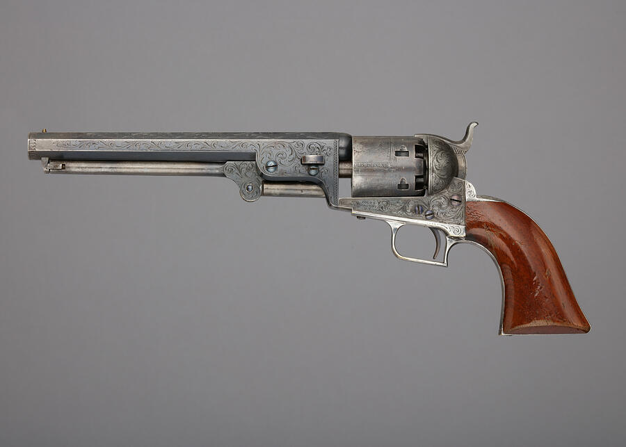 Colt Model 1851 Navy Percussion Revolver Photograph by Samuel Colt