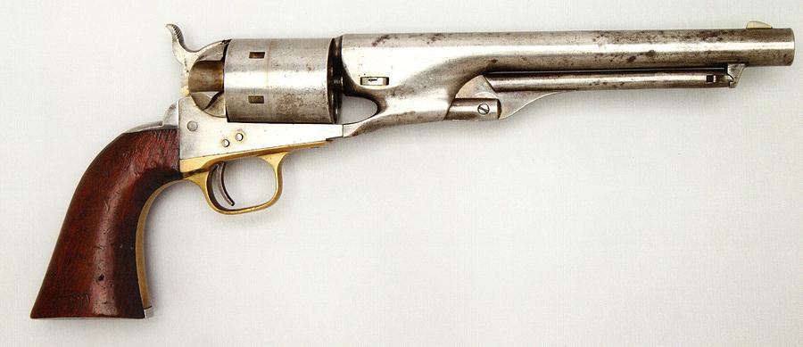 Colt Model 1860 Army Converted To Take Breech Loading Digital Art by ...