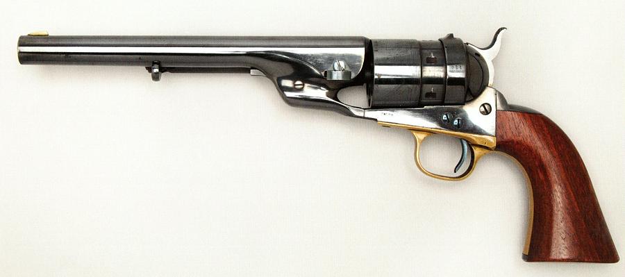 Colt Model 1860 Army Converted To Take Cartiedges Digital Art by ...