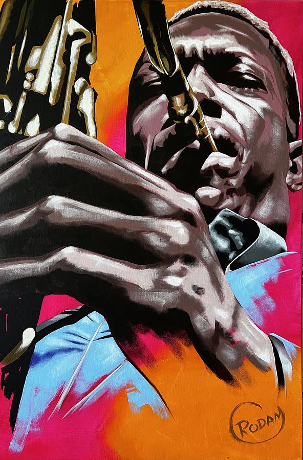 Coltrane Painting by Daniel Ross