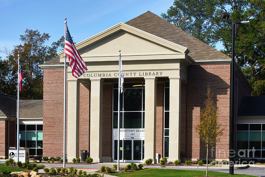 Columbia County Library - Grovetown GA Photograph by Sanjeev Singhal ...