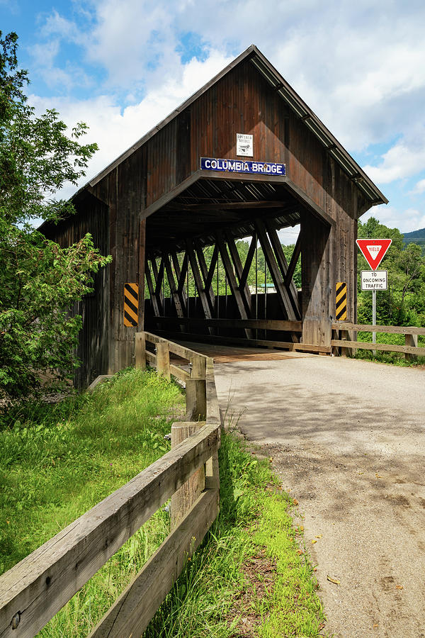 Columbia Covered Bridge between Columbia, New Hampshire Photograph by Dawna Moore Photography