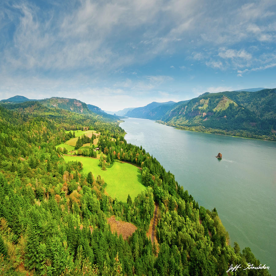 Columbia Gorge from Cape Horn Photograph by Jeff Goulden