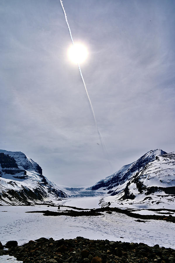 Columbia Ice Fields and Sundogs Photograph by Brian Sereda