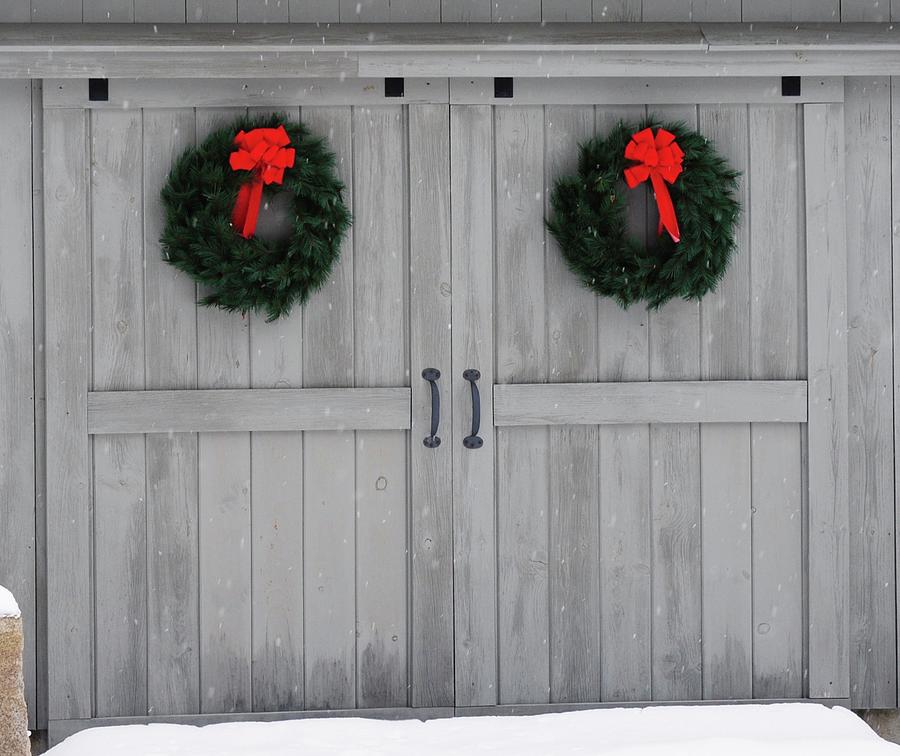 Columbia NH - The Barn Doors Photograph by Maria Trombas - Fine Art America