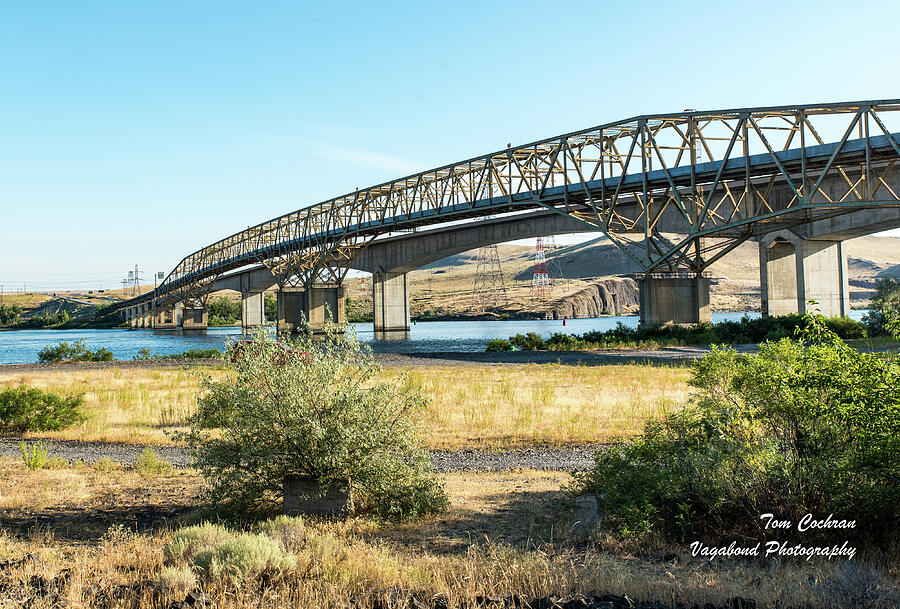 Columbia River and Bridges at Umatilla Photograph by Tom Cochran - Fine ...