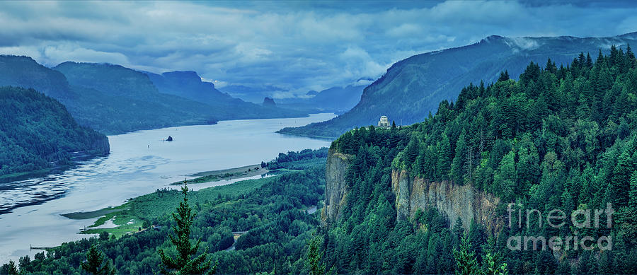 Columbia River Gorge Panoramic Photograph by Brian Jannsen