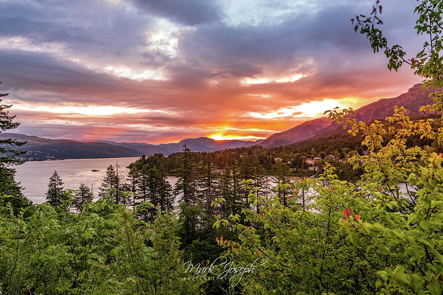 Columbia River Sunrise Photograph by Mark Joseph
