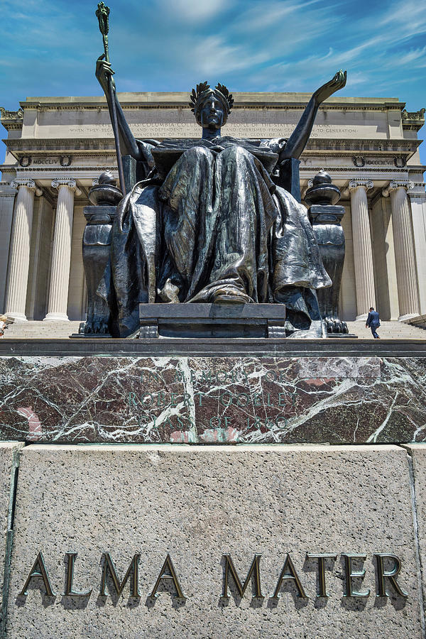 Columbia University Alma Mater Statue View Photograph by Daniel ...