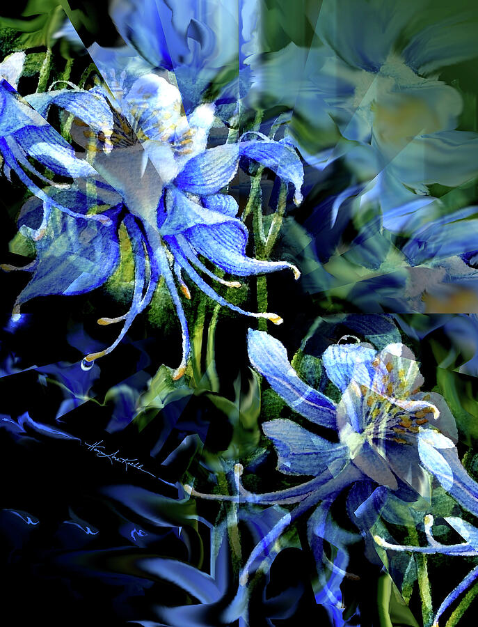 Columbine Spring Love Sublime Painting
