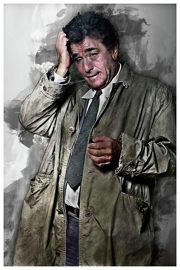 Columbo Poster Columbo Print Art. Art Gift Digital Art by Wade ...