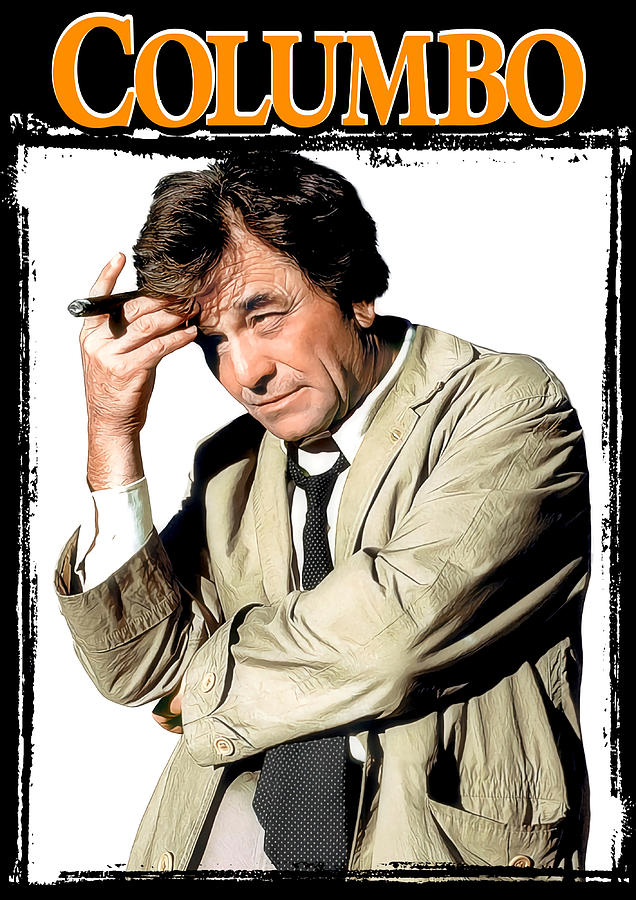 Columbo Poster humor Painting by Wood Beth - Pixels