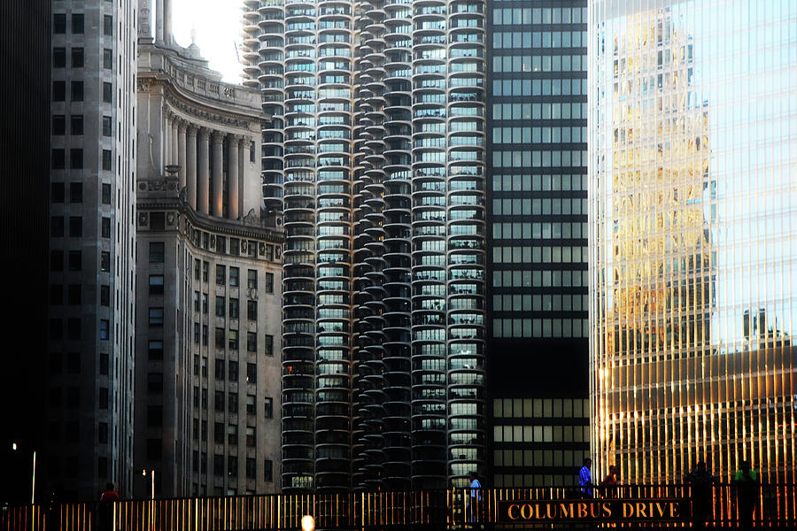 Chicago Photograph - Columbus Drive by Simone Hester
