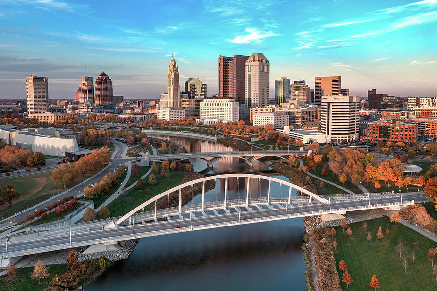 Columbus, Ohio Riverfront Photograph by Jerry Fornarotto