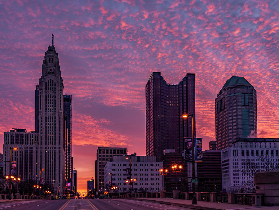 Columbus Sunrise Photograph by Arthur Oleary