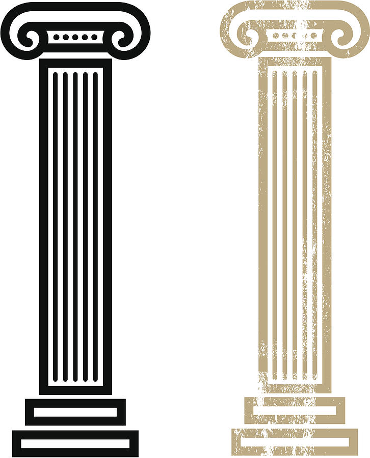 Column Drawing by Johnwoodcock