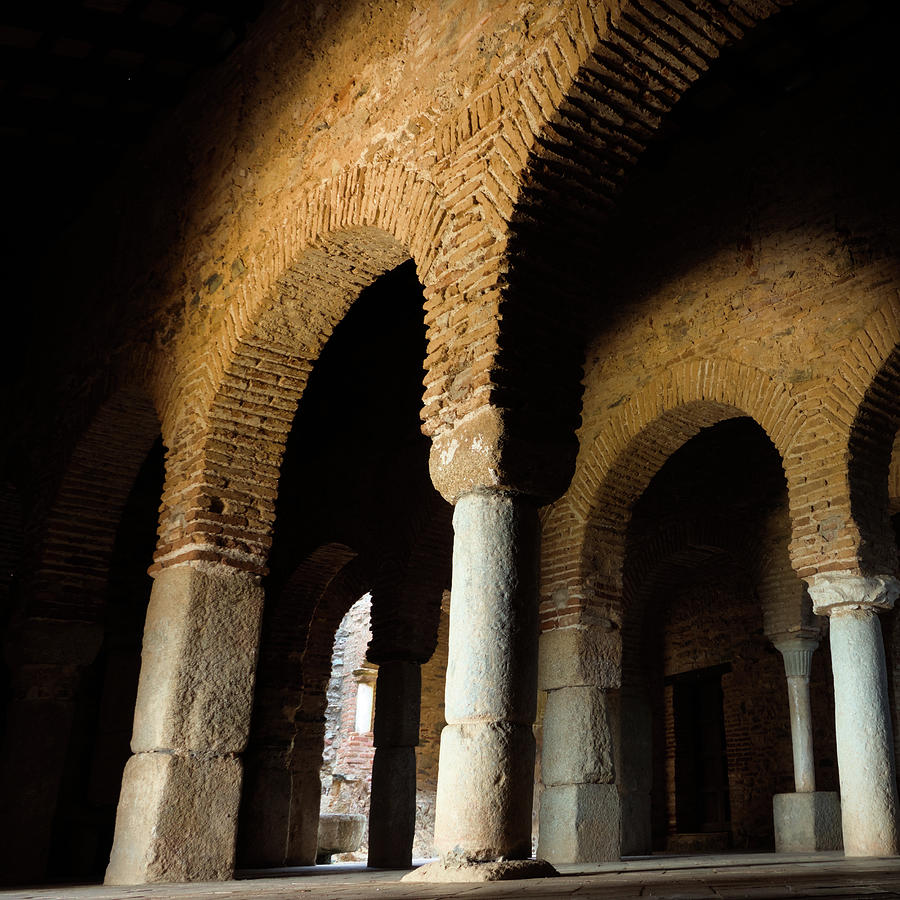 Columns at Mosque of Almonaster in Andalusia Photograph by Angelo DeVal