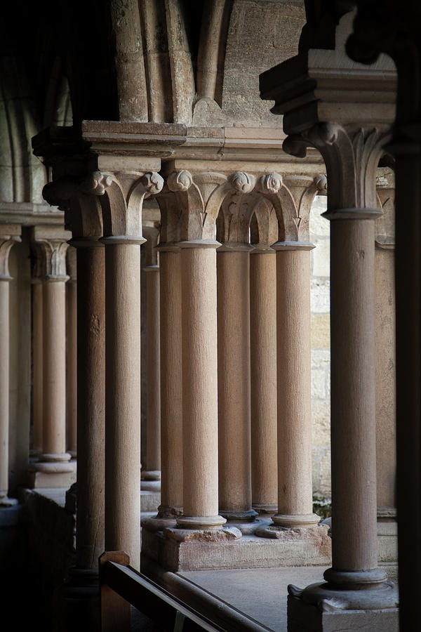 Columns in a Cloister Photograph by W Chris Fooshee