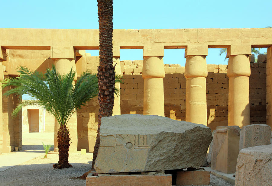 Columns In Egypt Karnak Temple Photograph by Mikhail Kokhanchikov