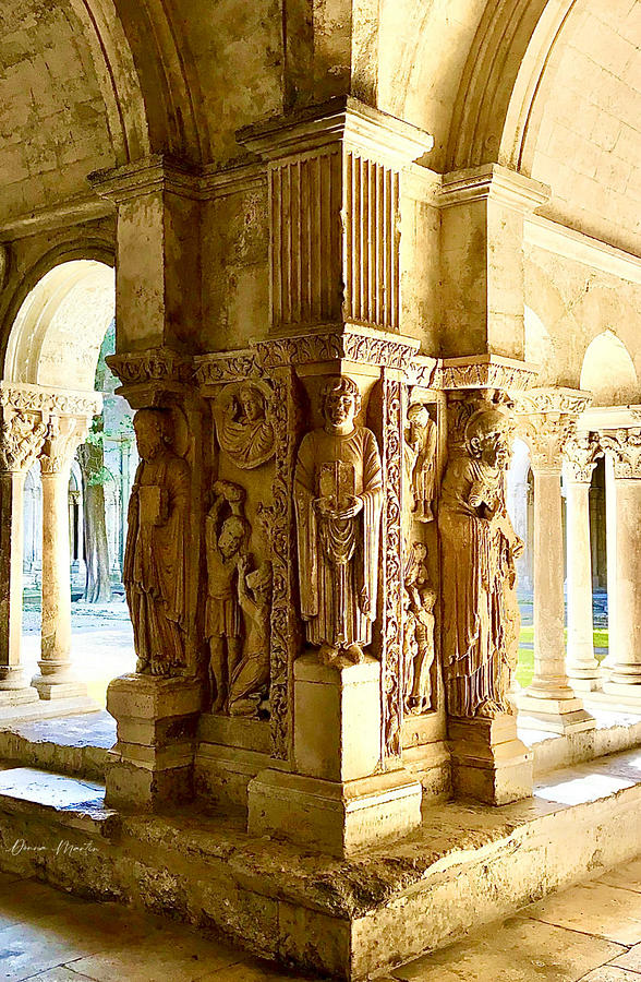 Columns of St. Trophime in Arles Photograph by Donna Martin  Artisan Light