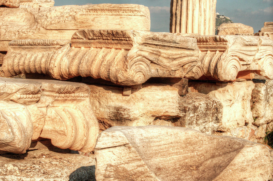 Columns of the Parthenon Photograph by Deborah Smolinske