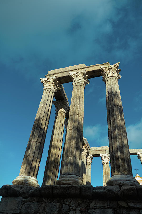 Columns of the Roman temple of Evora 2 Photograph by Angelo DeVal
