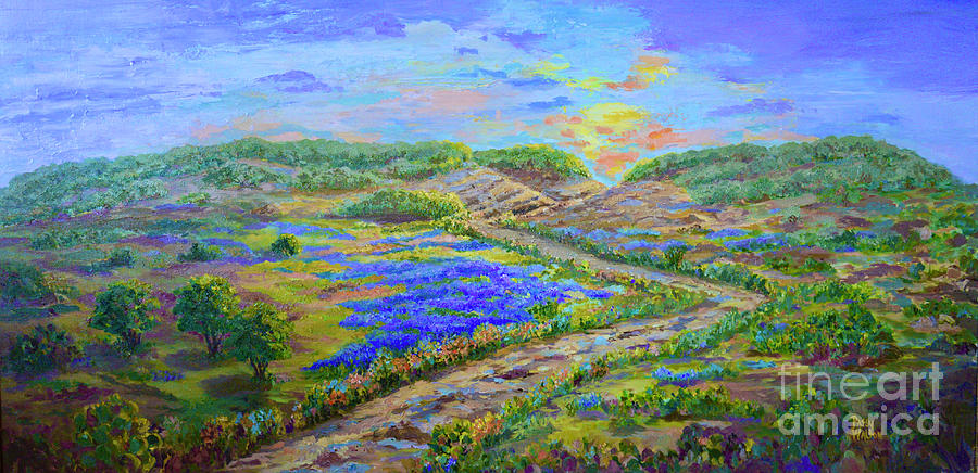 Comanche Peak Painting by Patsy Walton