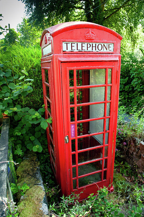 Combe Red Telephone Box Dartmoor Photograph by Helen Jackson