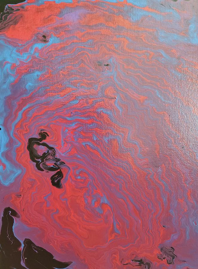 Combustion Pour Painting by Ashontay Simms