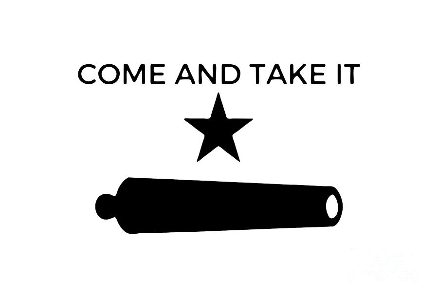 Come And Take It - black Digital Art by Nisa Alabia - Fine Art America