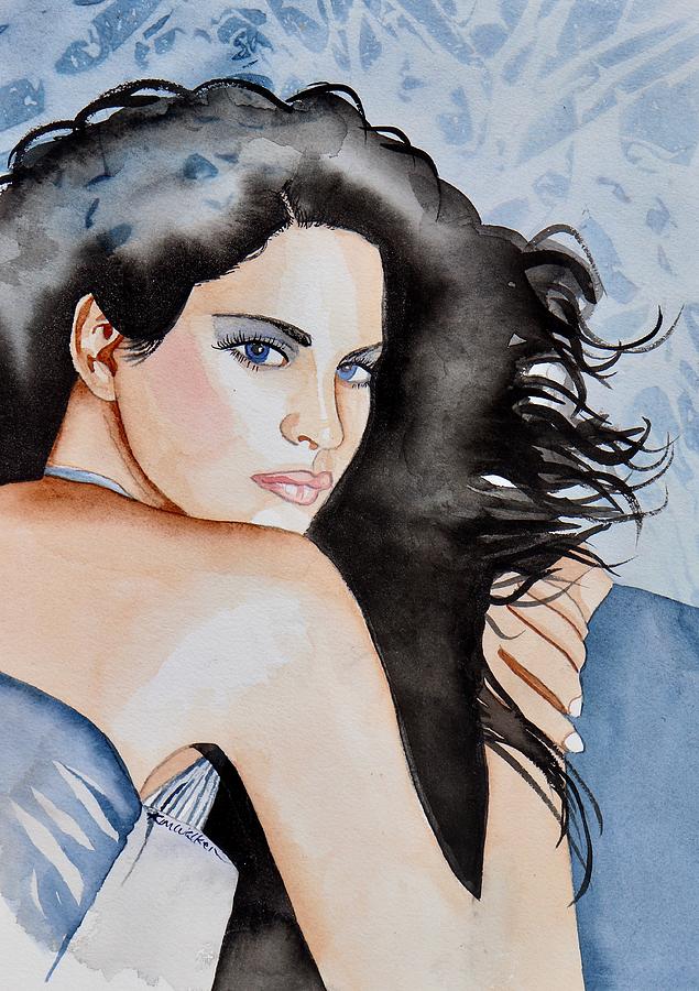 Come Hither Watercolor Painting by Kimberly Walker