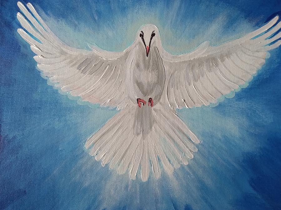 Come Holy Spirit  Painting by Barbara Fincher