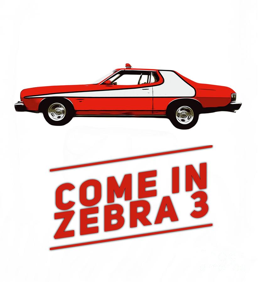 Vintage Digital Art - Come In Zebra 3 by Esoterica Art Agency
