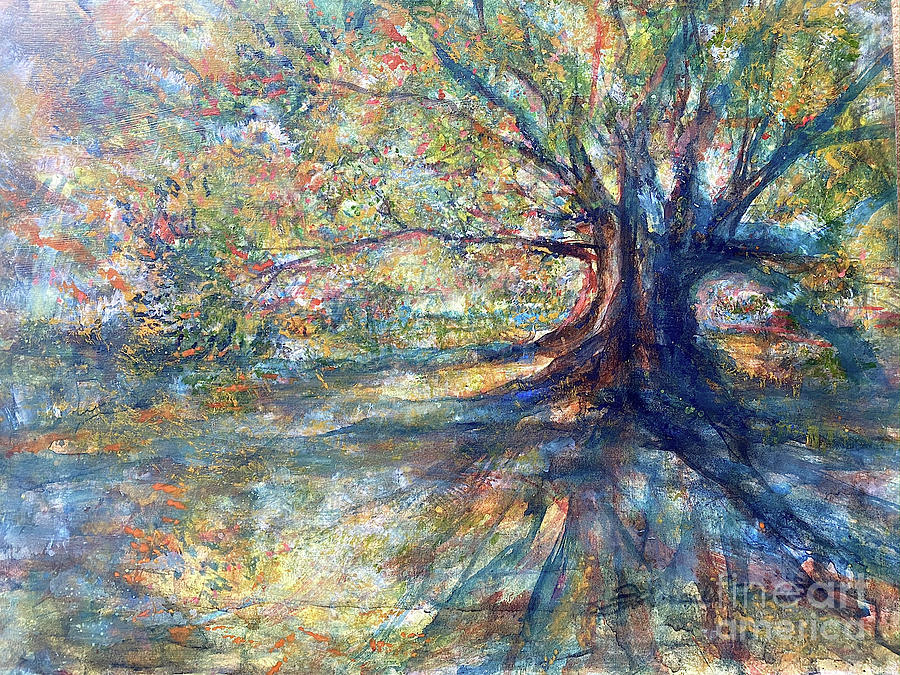 Come Play Oak Painting by Francelle Theriot