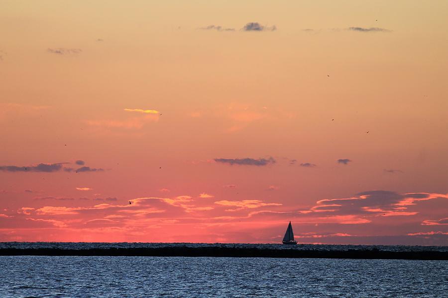 Come Sail Away Into The Sunset Photograph By Nancy Spirakus Fine Art