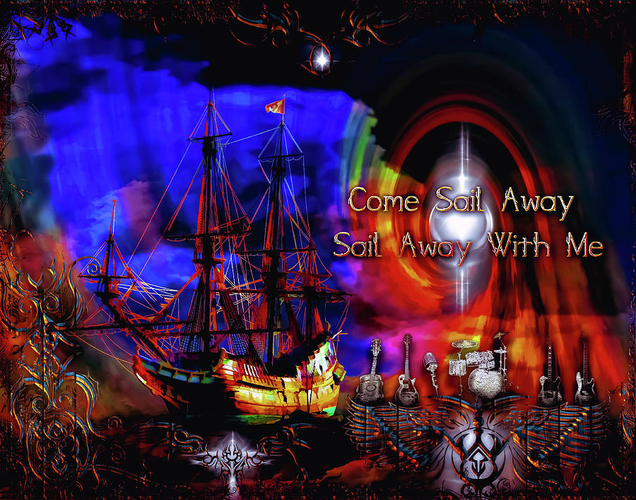 Come Sail Away Digital Art by Michael Damiani
