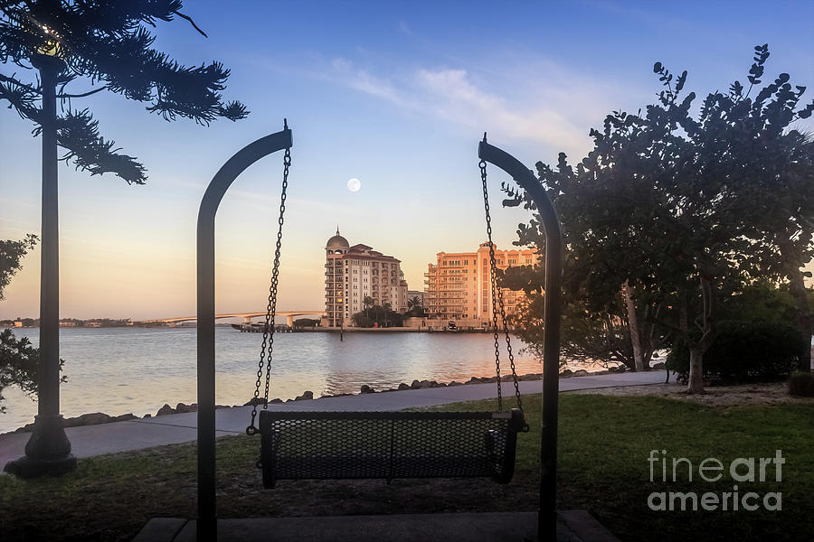 Architecture Photograph - Come Sit With Me, Sarasota, Florida by Liesl Walsh