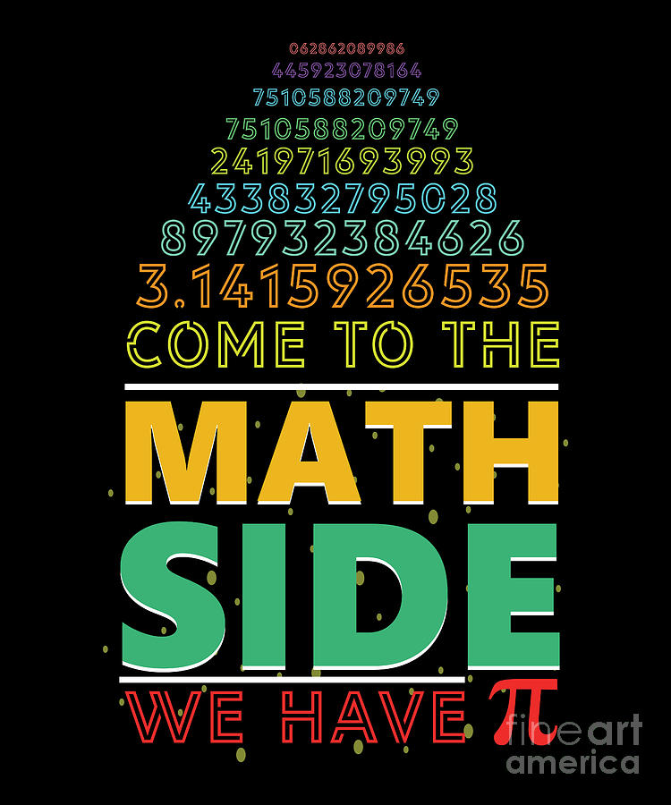 come to the math side we have pi