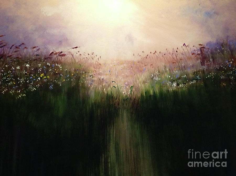 Landscape Painting - Come to the Well by Laurel Adams