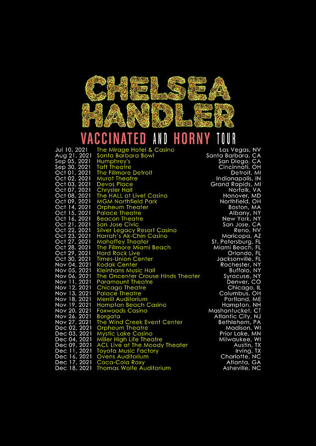 chelsea handler tour poster