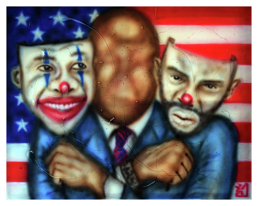 Comedy And Tragedy Painting by Rodney D Butler