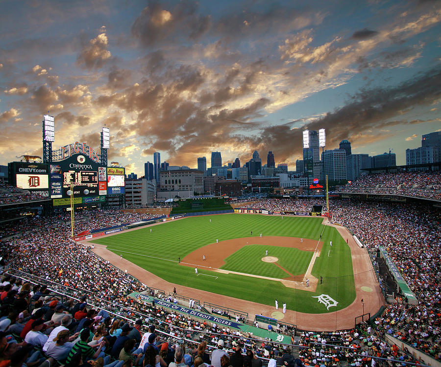 Comerica Park, Detroit, MIchigan Photograph by Laszlo Regos - Fine Art America