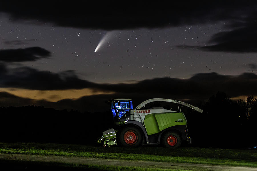 Comet and Chopper Photograph by Tim Kirchoff