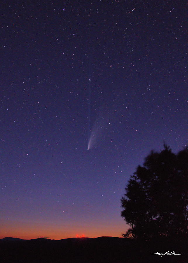 Comet at Dusk Photograph by Harry Moulton - Fine Art America