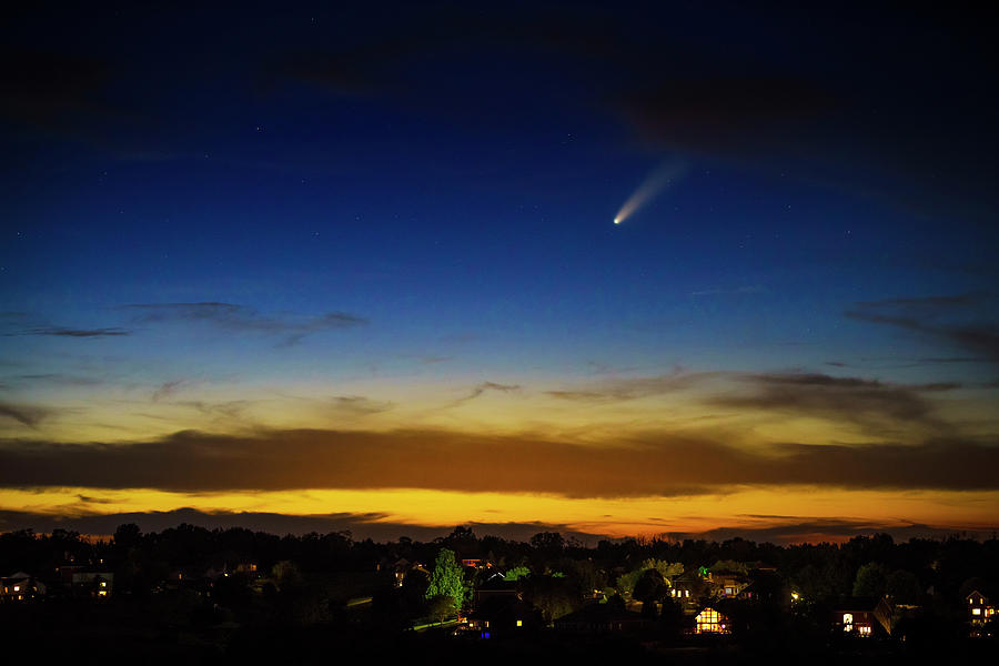 Comet NEOWISE Photograph by Alexey Stiop