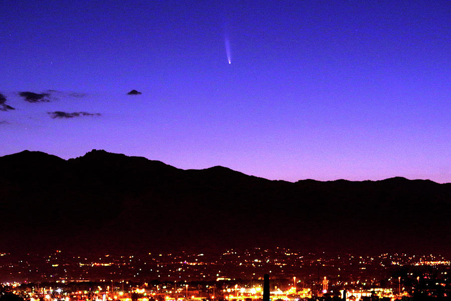 Comet Neowise Rising Over Tucson Photograph by Douglas Taylor