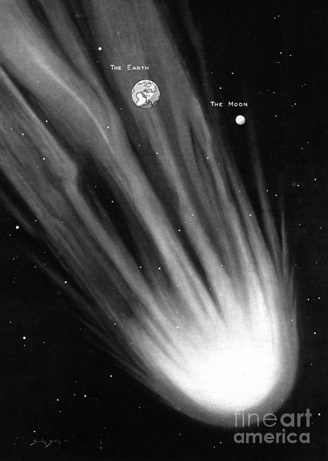 Comet Pons-Winnecke, 1921 Drawing by Scriven Bolton