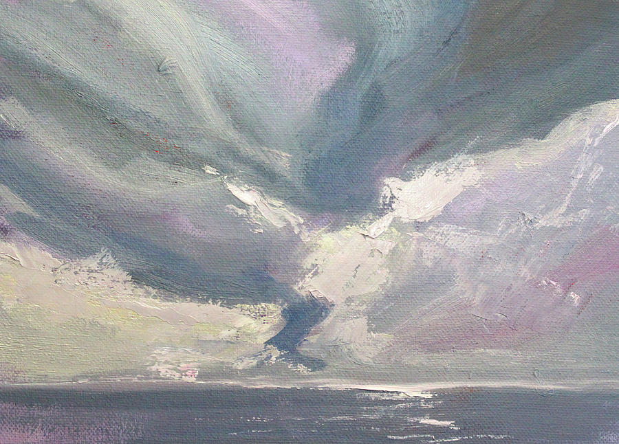 Coming Storm Painting by Nancy Merkle